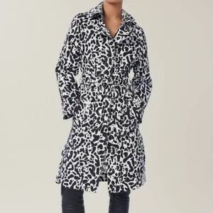 Revolve x Lita by Ciara Amour King Cheetah Print Trench Coat NWT